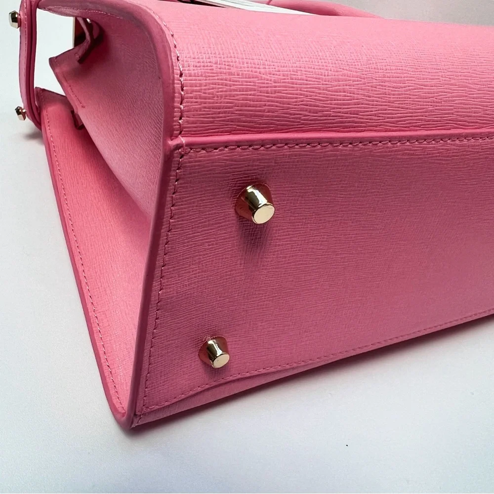 FURLA Handbag Tote Bag with strap pink color - Picture 11 of 17